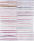 Antique Rag Rug Area Rug (7' x 8')